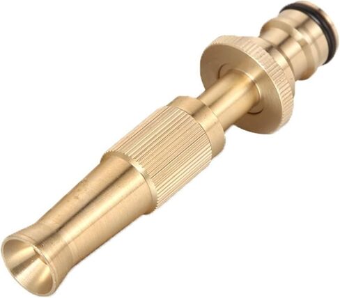 1pcs Heavy Duty Brass Water Spray Gun, Adjustable High Pressure Garden Hose Nozzle(Quick Connector 12) in Saudi Arabia
