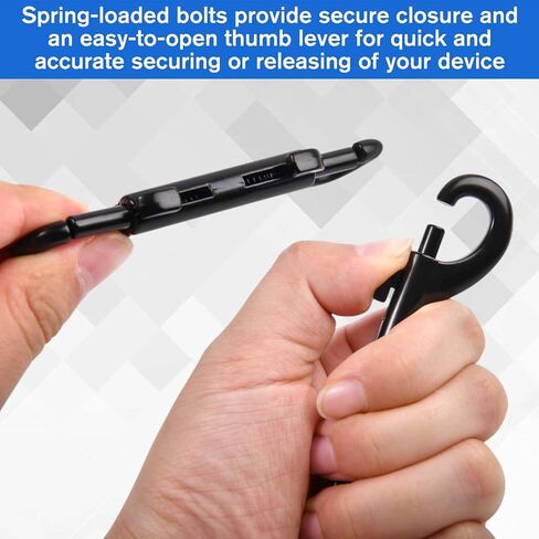 Double Ended Bolt Snaps Hooks 4PCS 3.5 Inch Zinc Alloy Trigger Metal Clip 25 KG Load for Pet Dog Leash Water Bucket Hooks Key Chain Holder Carabiner Home Farm Indoor and Outdoor in Saudi Arabia