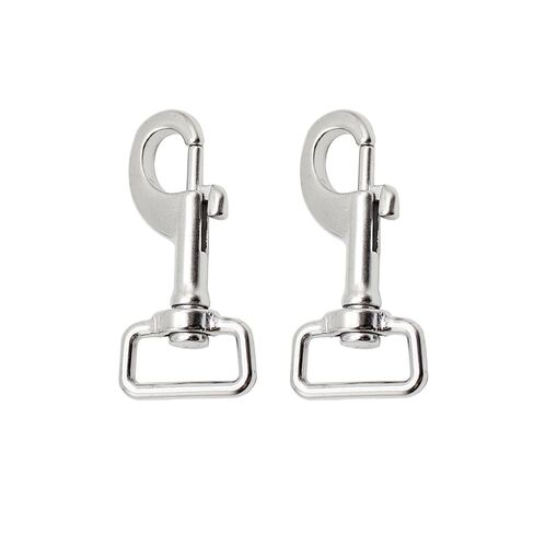 2.9 Inch Swivel Eye Snap Hook Bolt Snap 304 Stainless Steel Single Ended Heavy Duty Trigger Chain Clip for Boat Ropes and Cages, Camera Strap, Flag Pole Rope, Dog Leash 2pcs in Kuwait