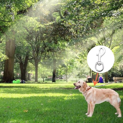 مشابك العلم خطافات دوارة، 4 قطع من سبائك الزنك 2.6 بوصة خطافات دوارة شديدة التحمل متعددة الوظائف لمقود الكلب وسلسلة مفاتيح حبل القارب in Kuwait