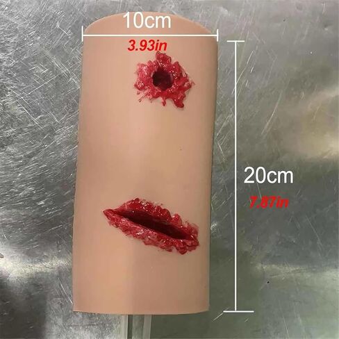 Wound Care Trainer Model, Hemorrhage Control Stop Bleeding Trainer Model, Laceration Wound Packing Trainer Models, Simulates Wound Packing and Tourniquet Trainer for Course First Aid Training in Kuwait