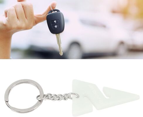 سلسلة مفاتيح مثلثة من ANGGREK، سلسلة مفاتيح متعددة الوظائف خفيفة الوزن ومتوهجة بالضوء الأزرق للغوص في الكهف الليلي in Saudi Arabia