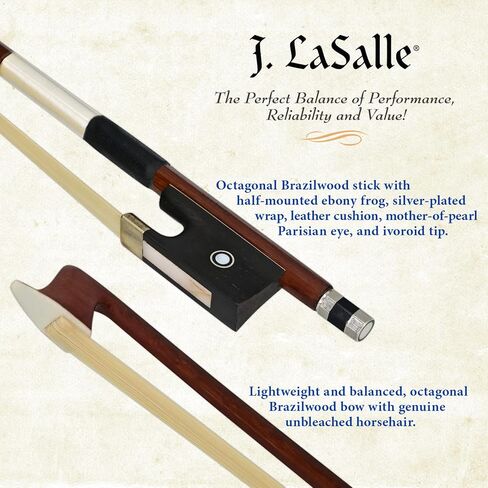 Cremona SV-500 1/4 Artist Violin Bundle – Setup and Ready to Play with Lightweight Case and Accessories Included – Select Solid Tonewoods and Ebony Fittings for Exceptional Tone and Playability in Kuwait