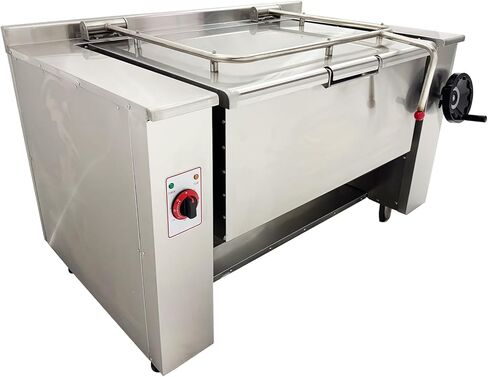 Commercial Electric Skillet 38.3gal Electric Tilting Braising Pan, 0-90° Tiltable Pot Design, 122-572°F Temp, Ideal for Stir-frying, Braising, Soup Boiling, and Simmering AC220V in Kuwait