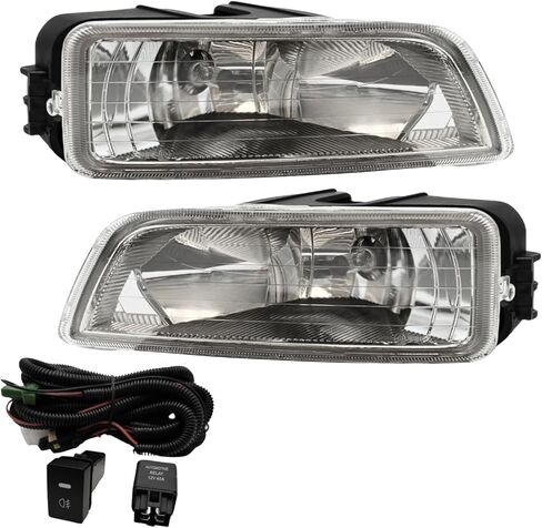 2pcs Fog Lights Compatible With 2010 2011 Honda CRV Front Bumper Lights with Wiring Harness and Switch Halogen Bulbs H11 12V 55W Clear Lens Left Driver and Right Passenger Side in Saudi Arabia