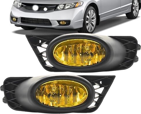 2pcs Fog Lights Compatible With 2010 2011 Honda CRV Front Bumper Lights with Wiring Harness and Switch Halogen Bulbs H11 12V 55W Clear Lens Left Driver and Right Passenger Side in Saudi Arabia