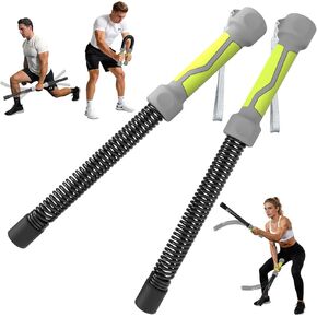 حبال معركة لاسلكية مرجحة، 2 في 1 حبال معركة محمولة بدون حبال لصالة الألعاب الرياضية المنزلية، حبال تمرين لـ HIIT، تدريبات هوائية قوية ومنخفضة التأثير، معدات تمارين متعددة الاستخدامات للرجال والنساء in Kuwait