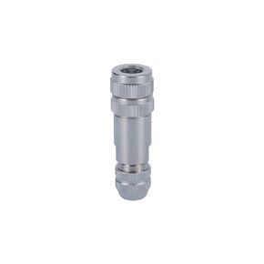 M8 A-Code 4Pin Assembled 360 Degree Fully Shielded Female Metal Shell Waterproof Industrial Connector in Kuwait