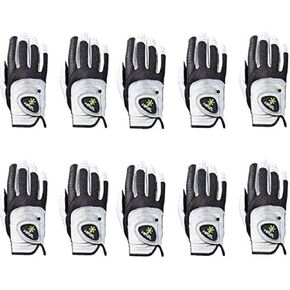 قفازات HIRZL Trust Control 2.0 للجولف، قفاز جولف رجالي لجميع الأحوال الجوية، أبيض/أسود، نخيل جلد الكنغر، مقبض خلفي من جلد Cabretta، موثوق به من قبل Pro's، خالٍ من العرق، قبضة نهائية in Kuwait