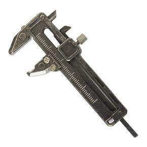 Mini Vernier Caliper Measuring Tool, 0-50mm Pocket Vernier Caliper Ruler, Zinc-Aluminum Alloy Sliding Scale, Multifunctional Portable Caliper for Bead Wire Mechanical Parts Jewels Rings Measurement in Kuwait