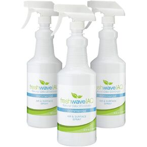 Fresh Wave IAQ Commercial Odor Eliminating Air & Surface Trigger Spray, 32 Fl. Oz. | Pack of 3 | Safer Odor Relief | Natural Plant-Based Odor Eliminator | Odor Absorber for Home or Commercial Areas in Kuwait