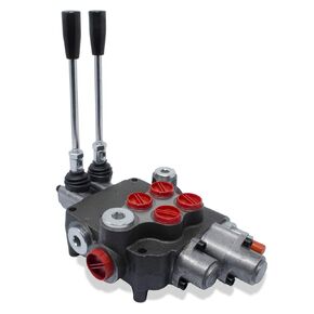 Monoblock Hydraulic Directional Control Valve, 2 Spool w/Single Float Detent, 21 GPM in Kuwait
