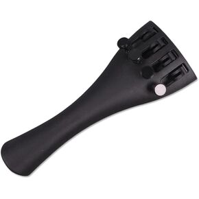 4/4 Full Size Violin Tailpiece,Solid Ebony wood, Fits 4/4 Violin Replacement Part and DIY Luthiers -4 strings in Kuwait