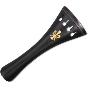 4/4 Full Size Violin Tailpiece,Solid Ebony wood, Fits 4/4 Violin Replacement Part and DIY Luthiers -4 strings in Kuwait