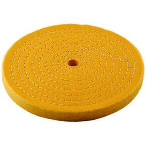 Enkay Treated Cotton 8" (50 Ply) Coarse Buffing Wheel, 5/8" Hole, For Use With Polishing Compounds in Kuwait