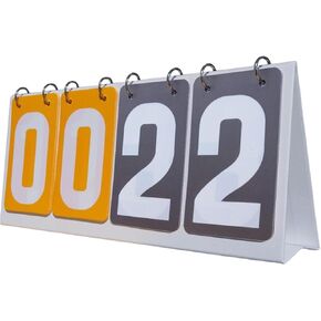 4 Digits Flip Score Board Scoring Scorekeeper Competition Game Tabletop Scoreboard for Tennis Ball Basketball Soccer Volleyball in Kuwait