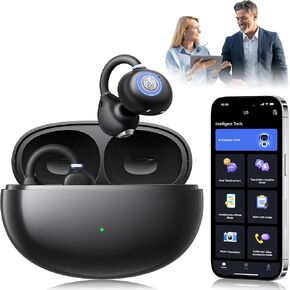 AI Language Translator Earbuds, 163 Languages & Accents Translation Earbuds Real Time, Bluetooth 5.4 Wireless Headphones Two Way Translator Device Ideal for Travel Business Office Learning in Kuwait