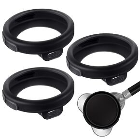 3 قطع غطاء لسماعة الطبيب الرقمية متوافق مع EKO CORE 500، ملحقات سماعة الطبيب صدى السيليكون لتصميم واقي ضد الغبار (أرجواني متدرج) in Kuwait