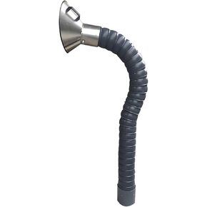 Stainless Steel Fume Hood,Flexible Welding Ventilation Hose - 110mm x 200cm Industrial Fume Extractor with Stainless Steel Hood for Workshop & Factory Air Filtration in Kuwait