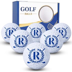 هدايا لاكجو جولف للرجال، كرات جولف مخصصة، أولية فريدة من نوعها على كرات الجولف، هدايا كرات الجولف لعيد الأب وعيد الميلاد والتقاعد in Kuwait