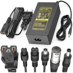 ETL معتمد 29.4V 2A سكوتر كهربائي وشاحن سريع لبطارية ليثيوم 24V 25.2V 7S، مقابس بديلة عالمية 7 في 1 لدراجة Gotrax/Jetson/Razor/Ninebot/Segway، إلخ in Kuwait