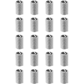 20 قطعة M9x1.25 ثلاثية الأبعاد الموضوع 304 الفولاذ المقاوم للصدأ اضافية طويلة Helicoil إدراج الموضوع إصلاح تمديد كم in Kuwait