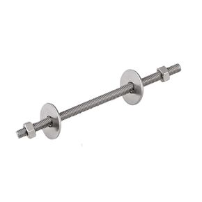 قضيب ملولب كامل مع غسالات صواميل من خلال قطر خيط برغي الجدار (M8x200(1Pcs)) in Saudi Arabia