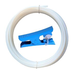 5M PTFE Tube for 1.75mm Filament - 2.5mm ID x 4mm OD Bowden Tubing Compatible with Bambu Lab A1/P1/X1, Creality Ender 3/V3/K1, Prusa | Includes Free PTFE Tubing Cutter,White in Saudi Arabia