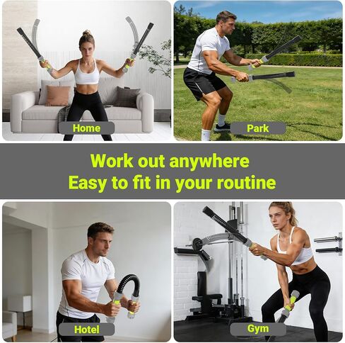 حبال معركة لاسلكية مرجحة، 2 في 1 حبال معركة محمولة بدون حبال لصالة الألعاب الرياضية المنزلية، حبال تمرين لـ HIIT، تدريبات هوائية قوية ومنخفضة التأثير، معدات تمارين متعددة الاستخدامات للرجال والنساء in Kuwait