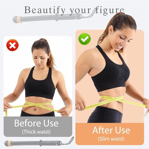 Ropeless Battle Ropes, Portable Cordless Battle Ropes with Sliding Weight Rings for Customizable Intensity, Home Training Kit with Storage Bag, Spring Stick for HIIT Strength & Muscle Training in Kuwait