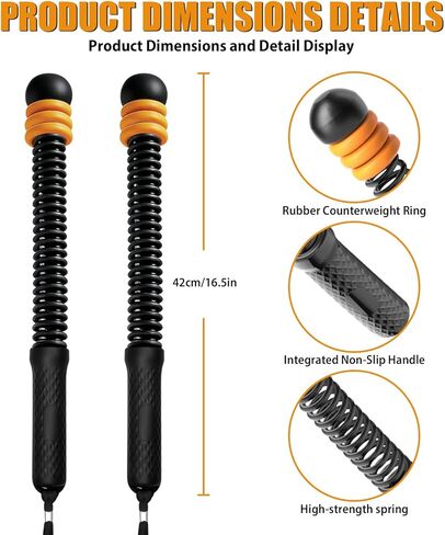 Ropeless Battle Ropes for Home Gym, Adjustable Weights Portable Battle Ropes, Exercise Equipment for Low-Impact Workout, Strength & HIIT, for Men & Women in Kuwait