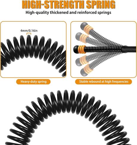 Ropeless Battle Ropes for Home Gym, Adjustable Weights Portable Battle Ropes, Exercise Equipment for Low-Impact Workout, Strength & HIIT, for Men & Women in Kuwait