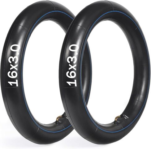 16x3.0 Inner Tube,with 90°Angled Valve Replacement for E-Bikes Electric Scooters Mopeds Kids Bikes Unicycles and Folding Bikes in Kuwait