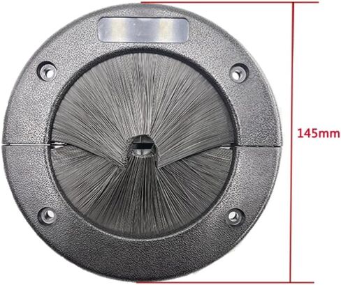 4-Inch Cable Management Grommet for Raised Floors - Airflow & Dust Protection, Data Center & Server Room Use - Durable Rubber Floor Grommet Insert (Single Pack) in Saudi Arabia