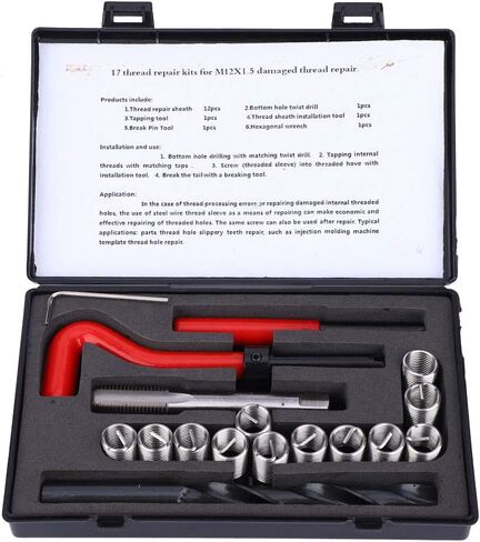 Yunseity Good Precision Thread Insert Kit, Rethreading Kit, Auto Parts Microwave Communication High Voltage Switchgear for Thread Repairing in Saudi Arabia