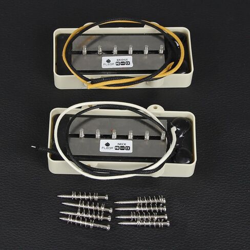 FLEOR Alnico 5 JM Pickup Electric Guitar Single Coil Neck+Bridge Pickups Set for Jazzmaster Guitar Part in Saudi Arabia