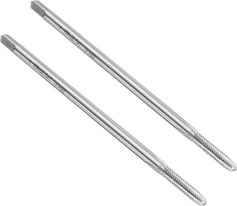 uxcell 2pcs Straight Flute Screw Taps 1/4-28 UNF 2B Thread 4" Extra Long HSS6542 Machine Threading Milling Tap Tapping Tools in Saudi Arabia
