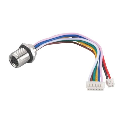 M8 Connector 8pin A-Code Front Lock Tail Connected to JST0.Aviation in Kuwait