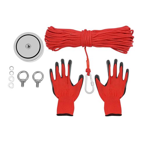 4000lbs Fishing Magnets Kit, Double Sided Fishing Magnet Bundle Pack with 166ft Ropes, Super Strong Magnet Fishing Kits for River, Lake, Beach (2625 LBS) in Saudi Arabia