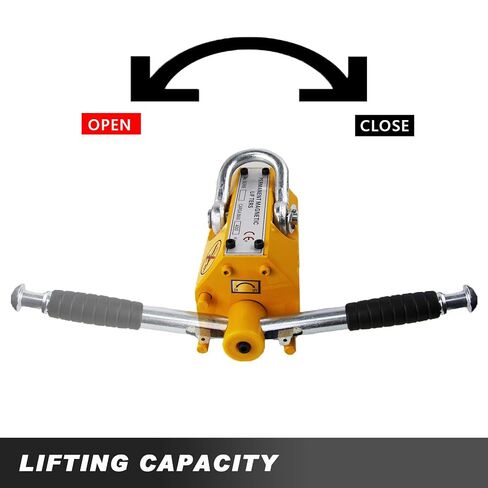 Magnetic Lifter, 660 Lbs Lifting Capacity, Lifting Magnet with Release, Permanent Lift Magnets, Steel Magnetic Lifter, Magnet for Hoist, Used in Shop Crane, for Lifting Plate Steel,Board in Kuwait