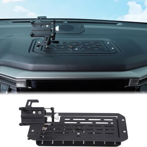 Aunginsy Center Console Dash Storage Tray Compatible with Toyota Tundra/Sequoia 2022-2024 Car Aluminum Dashboard Storage Box Organizer Holder Tray Dash Storage Insert Mounted Tray Interior Accessories in Saudi Arabia