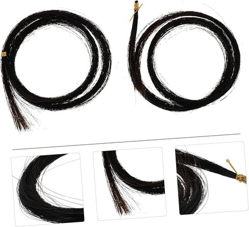 Yardwe Creative Bow Hair Replacement Durable Horse Hair for Bows Bundles for Repairing Material Safe to Use in Saudi Arabia