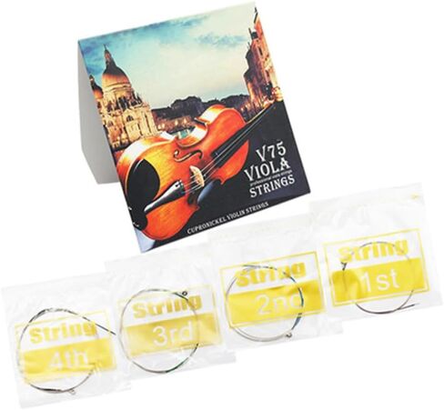 Yardwe 4pcs Stainless Steel Strings Replacement Durable Metal Strings for Beginners and Professionals Exceptional Tone and in Saudi Arabia