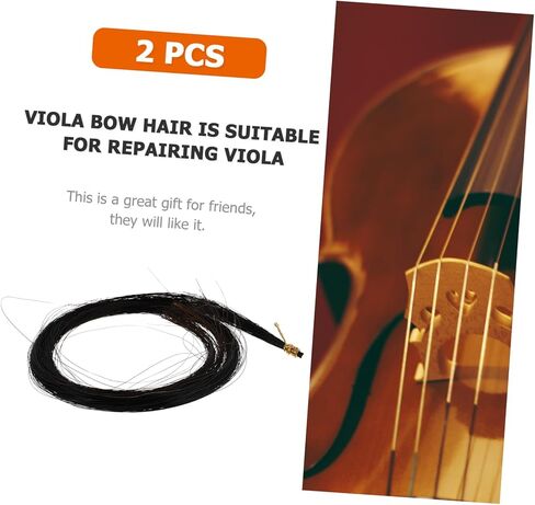 2 Bundles Bow Hair Replacements Hair for Easy DIY Repairs for Novice Players and Students Durable and Expressive Accessories in Saudi Arabia