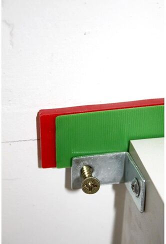 Merriway BH07800 (100 Pcs), 100mm x 24mm x 6mm Window Glazing Flooring Packer Shims, Red in Kuwait