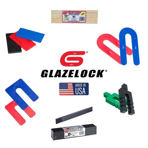 2" Plastic Horseshoe Shim resealable containers; 1/4" Thick Black; 50 Shims/Container in Kuwait