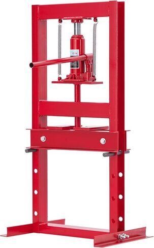 Garvee Red 6 T Powerful Hydraulic Shop Press for Car Repair - Adjustable H-Frame Design, Versatile Benchtop Use, Adjustable Working Table Height, Heavy Duty Construction, and Easy Operation. in Saudi Arabia