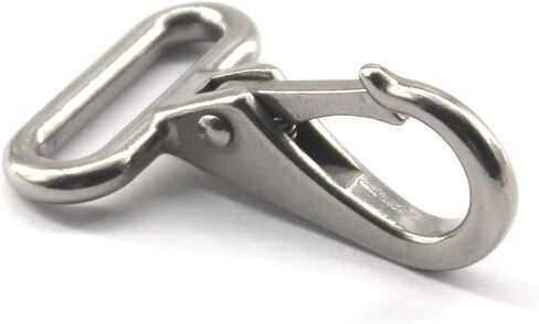 (6 Pieces) Eye Snap Hook 304 Stainless Steel Quick Release Snap Hook Boat Shackles for Sailing Rigging Yacht in Kuwait