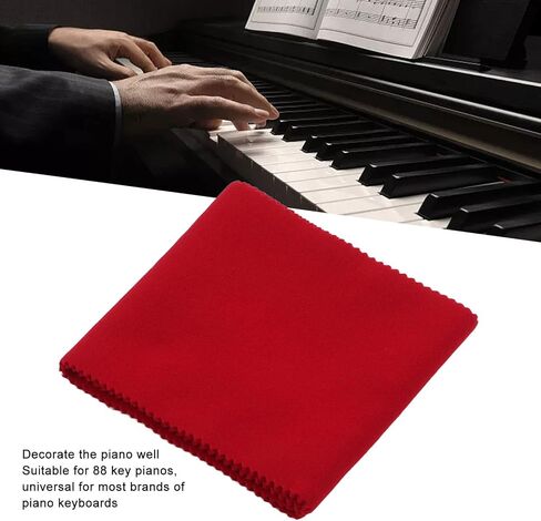 88 Key Piano Keyboard Cover, Cotton Dust Cloth Universal Fit for Most Digital Pianos and Keyboards Accessory for Musicians ﻿ in Saudi Arabia