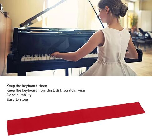 88 Key Piano Keyboard Cover, Cotton Dust Cloth Universal Fit for Most Digital Pianos and Keyboards Accessory for Musicians ﻿ in Saudi Arabia